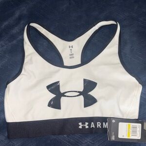 Under Armour Black and White Sports Bra